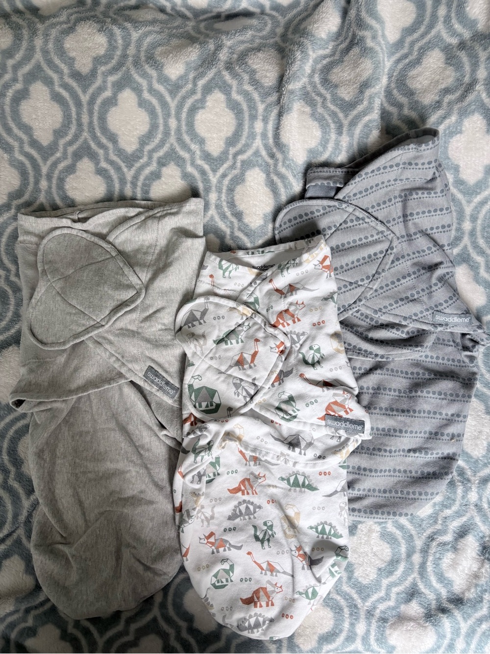 Set of 3 Swaddle Me Size 0-3 months